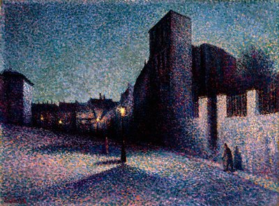 Rue Ravignan, Paris, 1893 von Maximilien Luce